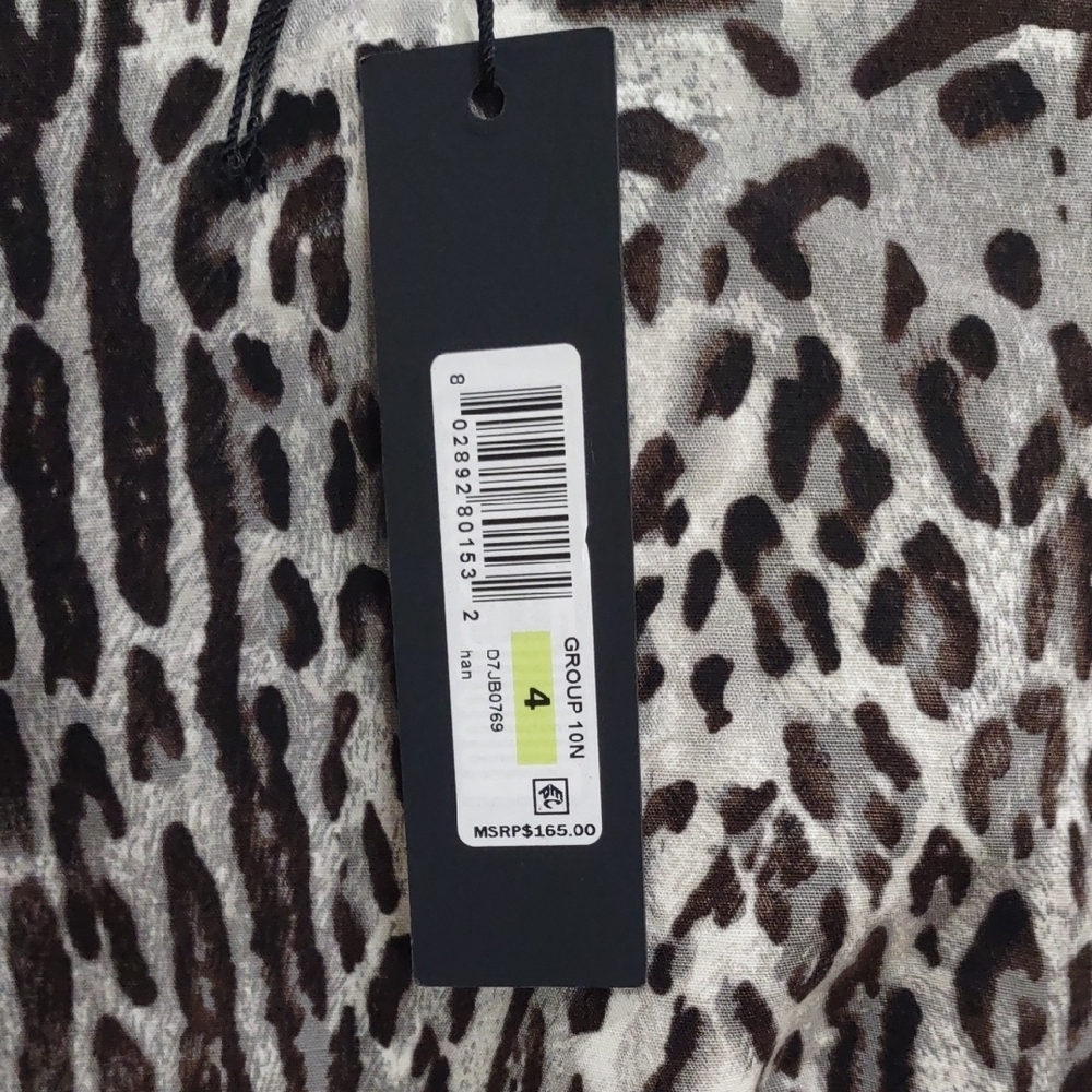 DONNAKARAN New York Leopard Print Sleeveless Dress - Picture 4 of 14